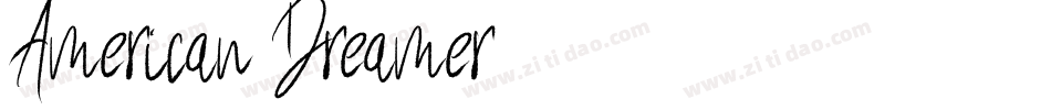 American Dreamer字体转换